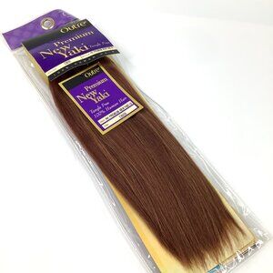 Outre Premium New Yaki 100% Human Hair 10"  C30/33 Honey & Auburn Extensions
